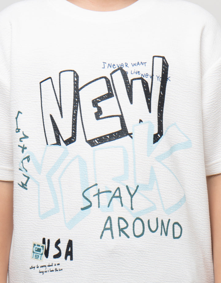 LITTLE M NEW YORK KAOS OVERSIZE ANAK LAKI-LAKI