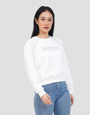 NEVADA FLEECE RAGLAN CUT SWEATER WANITA