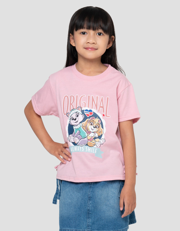CHARACTER PAW PATROL PRINT KAOS ANAK PEREMPUAN