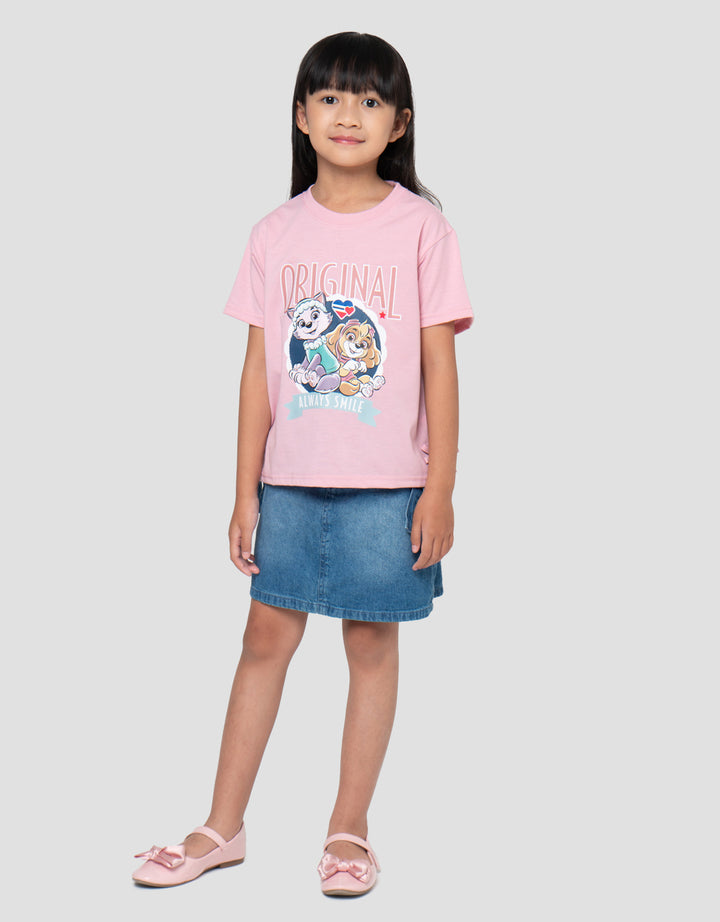 CHARACTER PAW PATROL PRINT KAOS ANAK PEREMPUAN