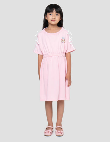 CHARACTER PAW PATROL LENGAN LIS PITA MIDI DRESS ANAK PEREMPUAN