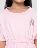 CHARACTER PAW PATROL LENGAN LIS PITA MIDI DRESS ANAK PEREMPUAN