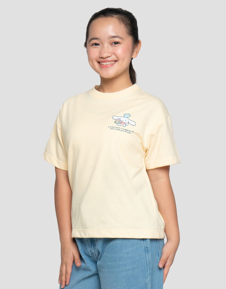 CHARACTER CINNAMOROLL PRINT KAOS ANAK PEREMPUAN