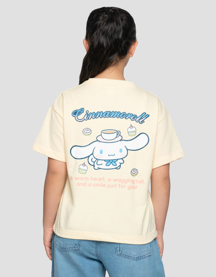CHARACTER CINNAMOROLL PRINT KAOS ANAK PEREMPUAN