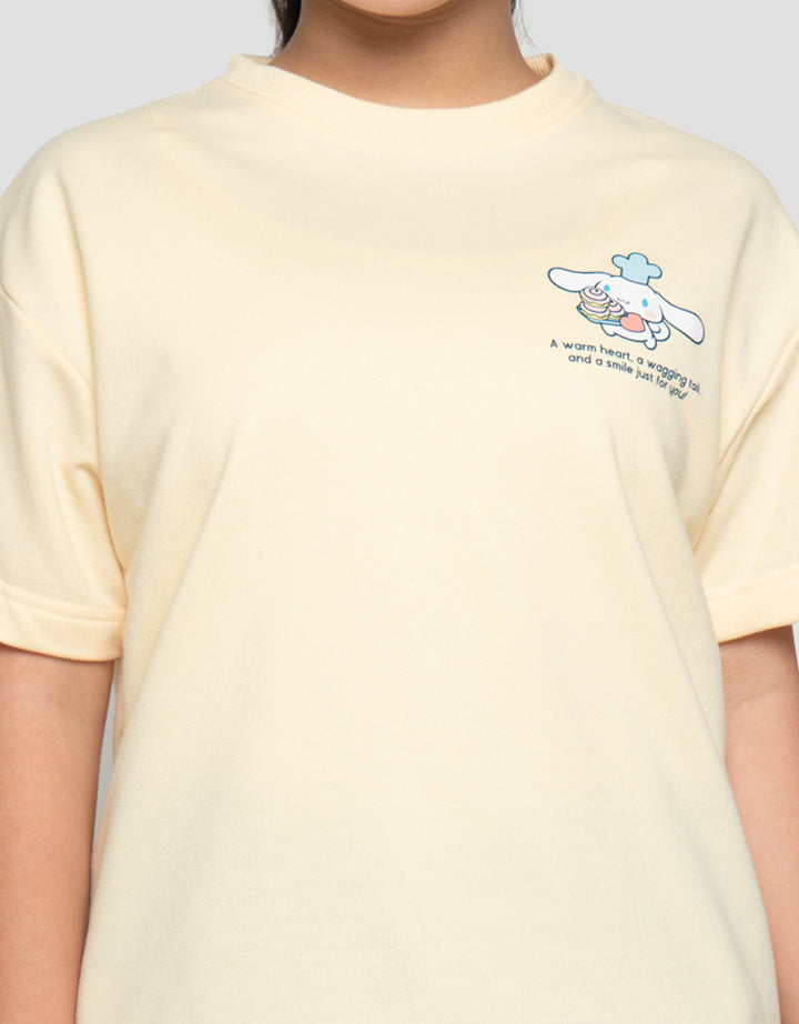 CHARACTER CINNAMOROLL PRINT KAOS ANAK PEREMPUAN