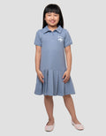 CHARACTER CINNAMOROLL PLEATS MIDI DRESS ANAK PEREMPUAN