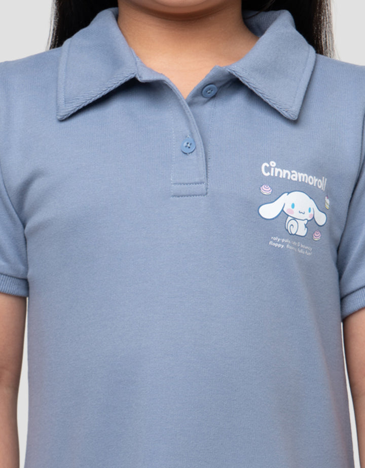 CHARACTER CINNAMOROLL PLEATS MIDI DRESS ANAK PEREMPUAN