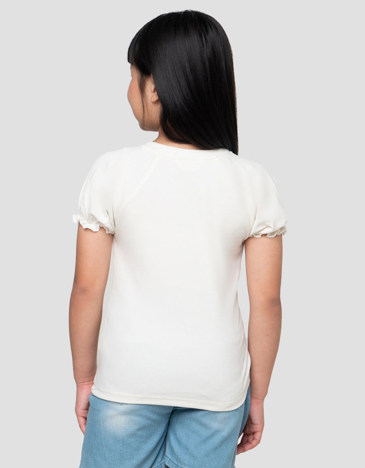 LITTLE M NICE TEAM PRINT KAOS ANAK PEREMPUAN