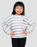 LITTLE M STRIPE KAOS ANAK PEREMPUAN