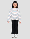 LITTLE M STRIPE KAOS ANAK PEREMPUAN