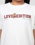 LITTLE M LOVE EDITION KAOS ANAK PEREMPUAN