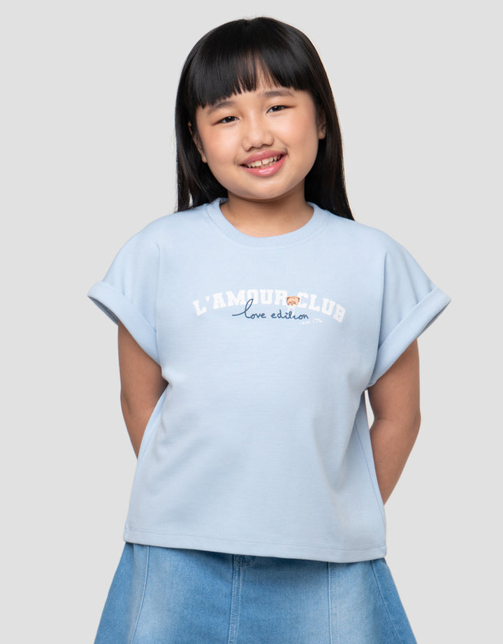 LITTLE M L AMOUR KAOS ANAK PEREMPUAN