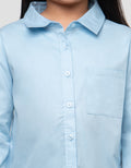 LITTLE M RUFFLE COLLAR KEMEJA ANAK PEREMPUAN