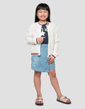 LITTLE M BORDIR HEART CARDIGAN RAJUT ANAK PEREMPUAN