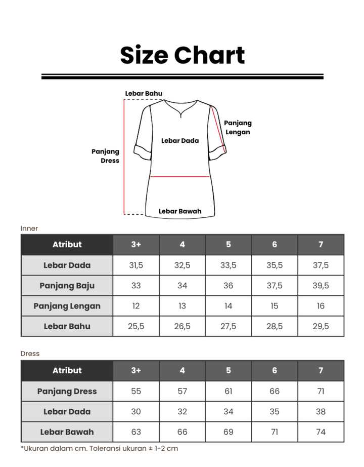 LITTLE M 2 PCS OVERALL MIDI DRESS ANAK PEREMPUAN