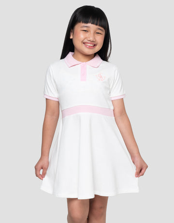 LITTLE M MIDI DRESS POLO ANAK PEREMPUAN