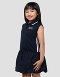 LITTLE M BALOON STRIPE MIDI DRESS ANAK PEREMPUAN