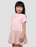 LITTLE M BALOON STRIPE TWO MIDI DRESS ANAK PEREMPUAN