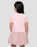 LITTLE M BALOON STRIPE TWO MIDI DRESS ANAK PEREMPUAN
