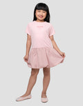 LITTLE M BALOON STRIPE TWO MIDI DRESS ANAK PEREMPUAN