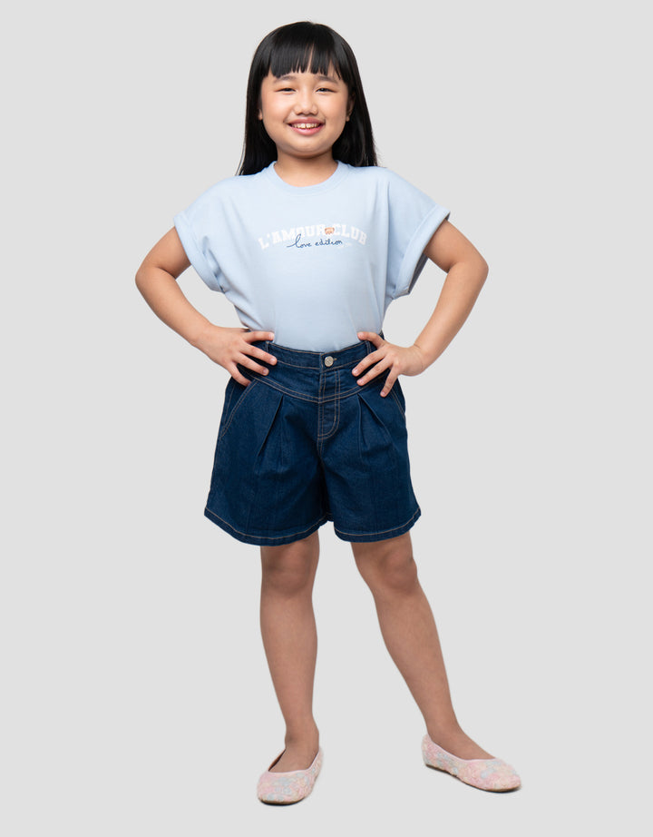 LITTLE M RUFFLE CELANA JEANS ANAK PEREMPUAN