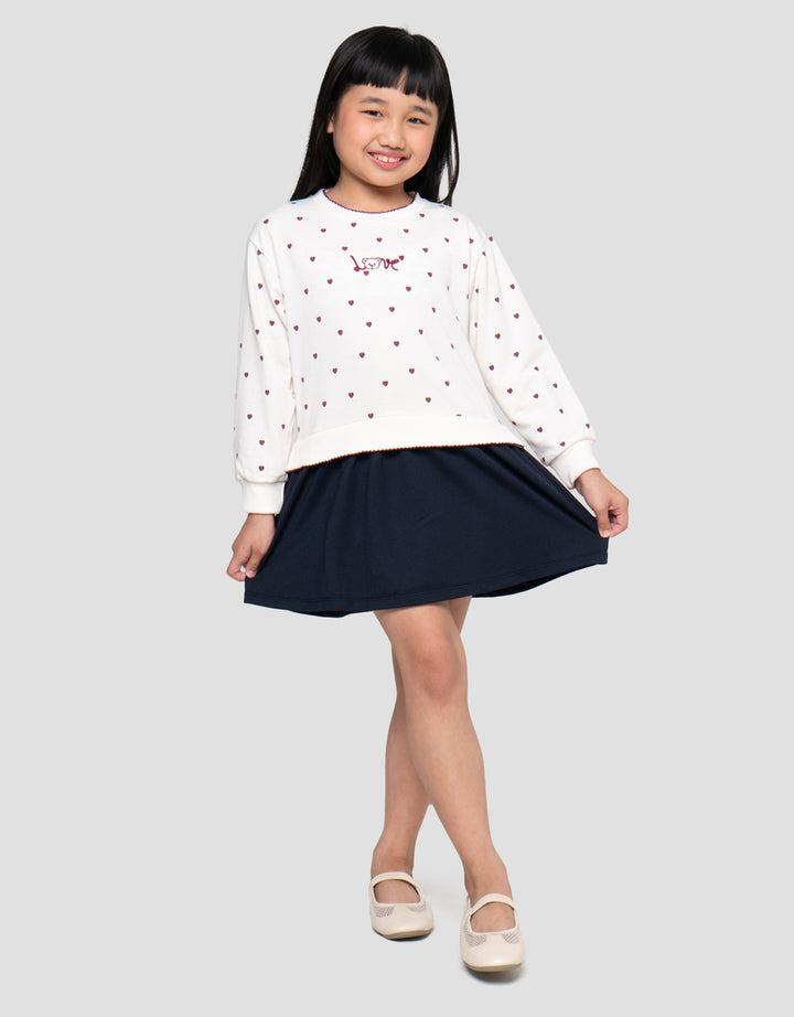 LITTLE M LOVE DRESS ANAK PEREMPUAN