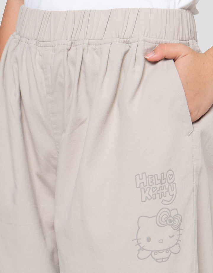 CHARACTER BARREL WOVEN HELLO KITTY CELANA PANJANG ANAK PEREMPUAN