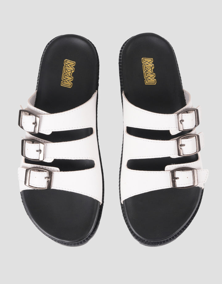 MXM THREE BUCKLE SANDAL SLIPPER SL04 WANITA