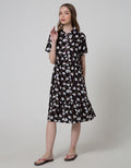 ST. YVES Short Sleeve Midi Dress Granny Bonnet