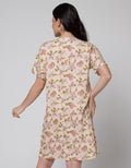 St. Yves Midi Dress Lengan Pendek Soft Lily