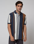 Cole Vertical Block Polo Shirt Men