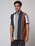 Cole Vertical Block Polo Shirt Men