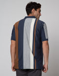 Cole Vertical Block Polo Shirt Men