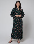 St. Yves Long Sleeve Maxi Dress Camelia Fall
