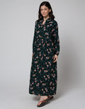 St. Yves Long Sleeve Maxi Dress Camelia Fall