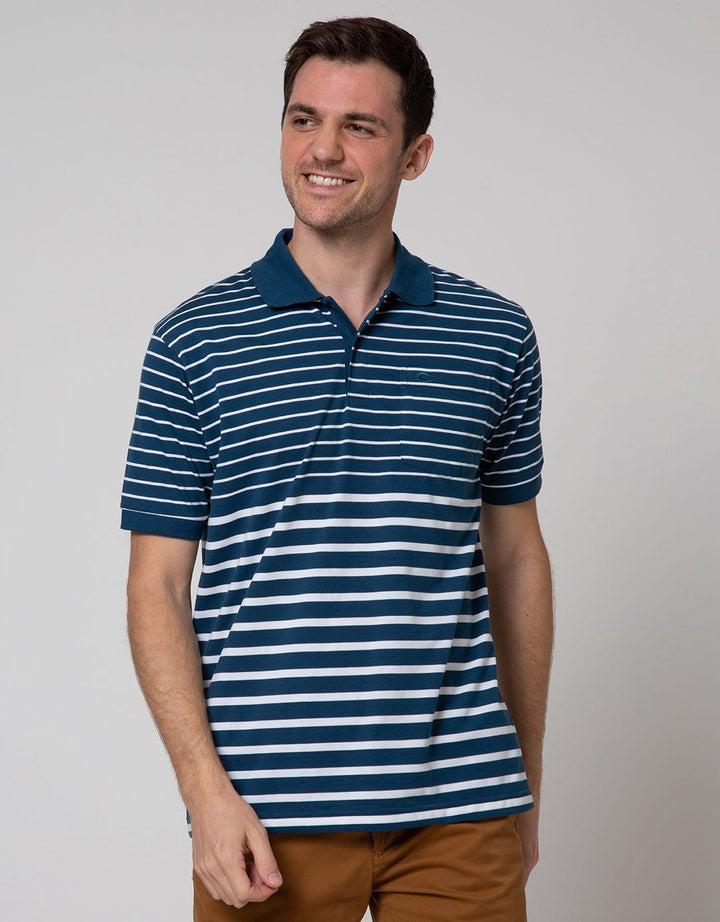 Cole Stripe Min Polo Shirt Pria