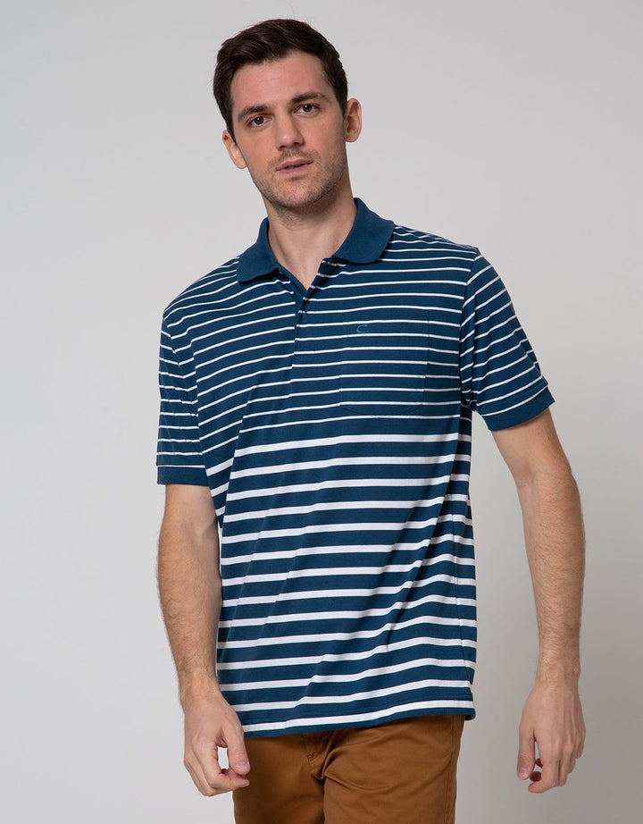 Cole Stripe Min Polo Shirt Pria