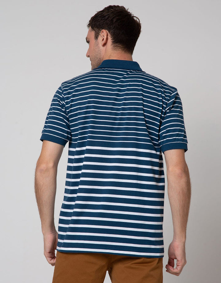 Cole Stripe Min Polo Shirt Pria