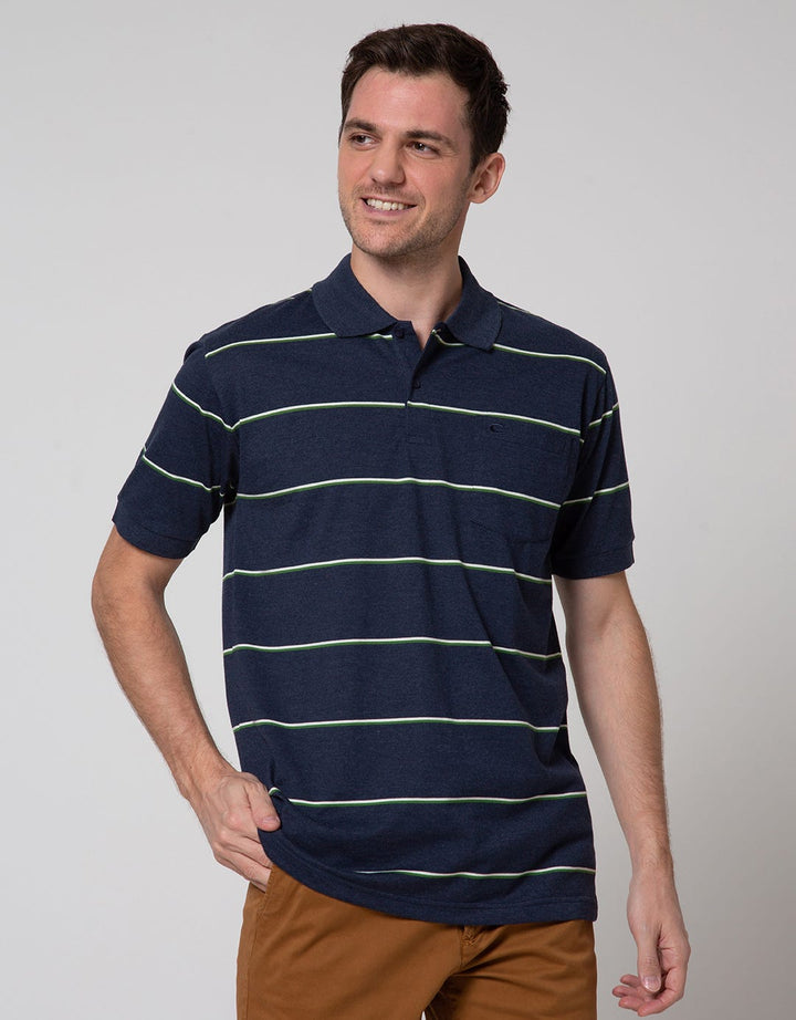 Cole Stripe Min Polo Shirt Pria