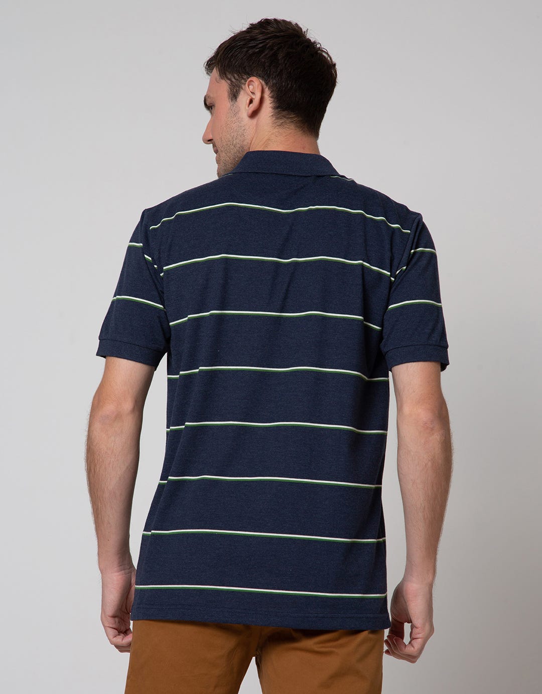 Cole Stripe Min Polo Shirt Pria