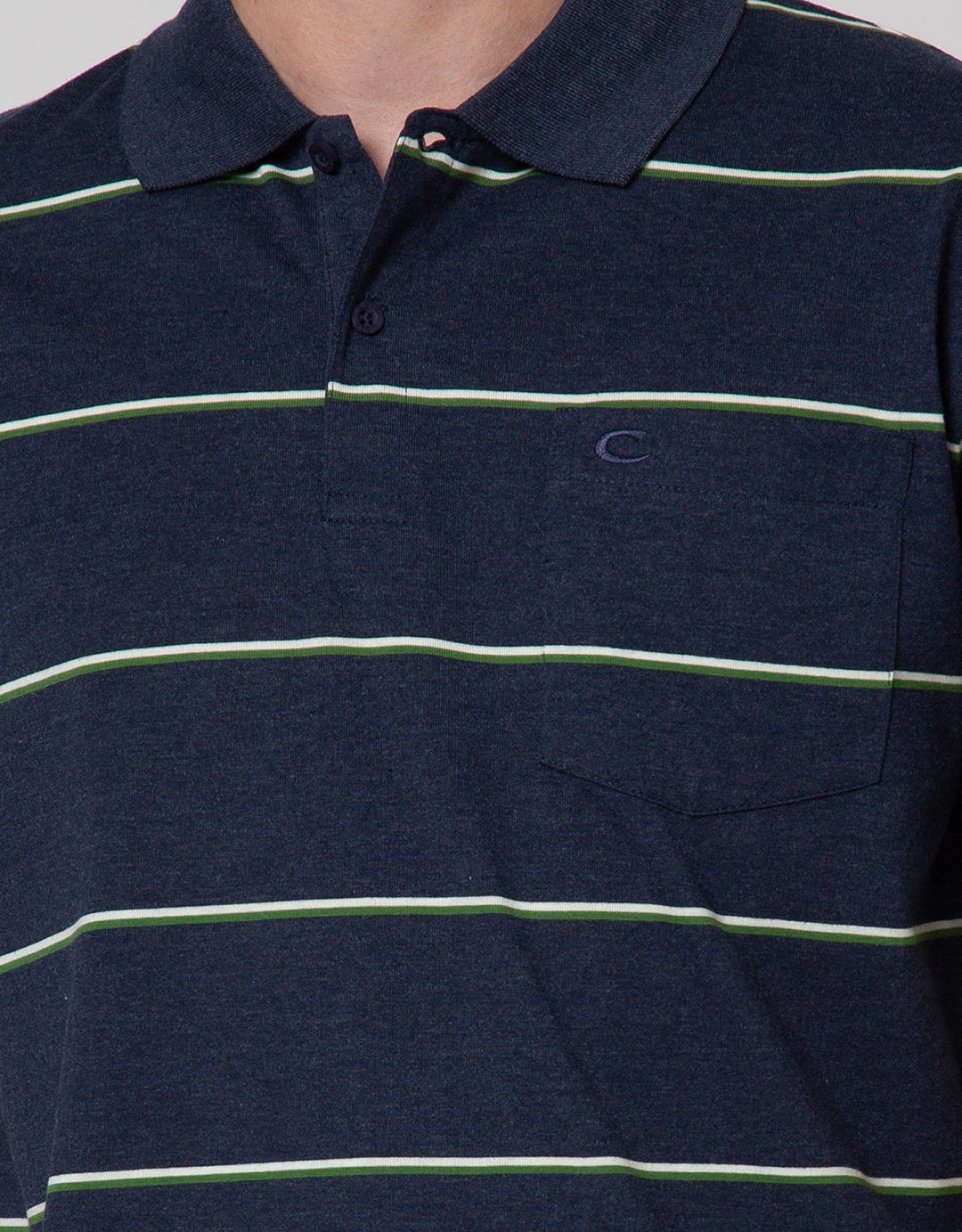 Cole Stripe Min Polo Shirt Pria