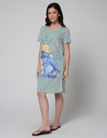 Disney Hug Eeyore Short Sleeve Midi Dress