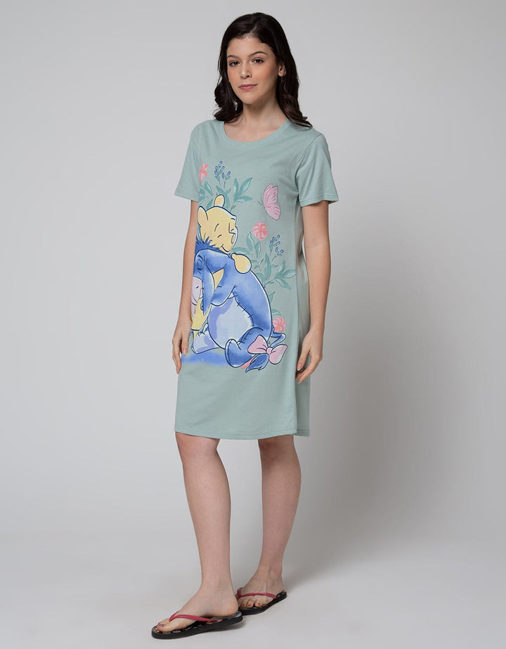 Disney Hug Eeyore Short Sleeve Midi Dress
