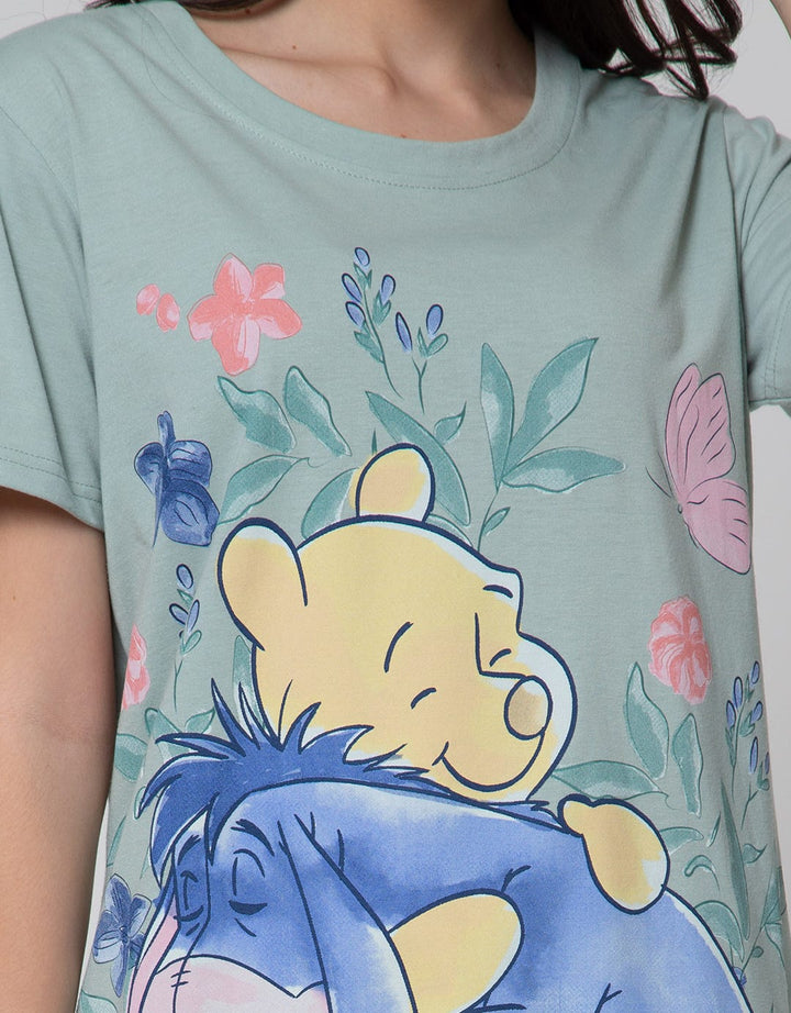 Disney Hug Eeyore Short Sleeve Midi Dress