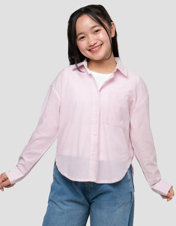 NEVADA WITH INNER KEMEJA ANAK PEREMPUAN