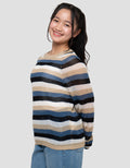 NEVADA BIG STRIPE SWEATER ANAK PEREMPUAN