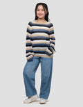 NEVADA BIG STRIPE SWEATER ANAK PEREMPUAN