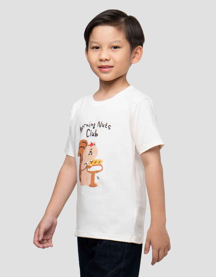 LITTLE M MORNING NUTS CLUB KAOS ANAK LAKI-LAKI