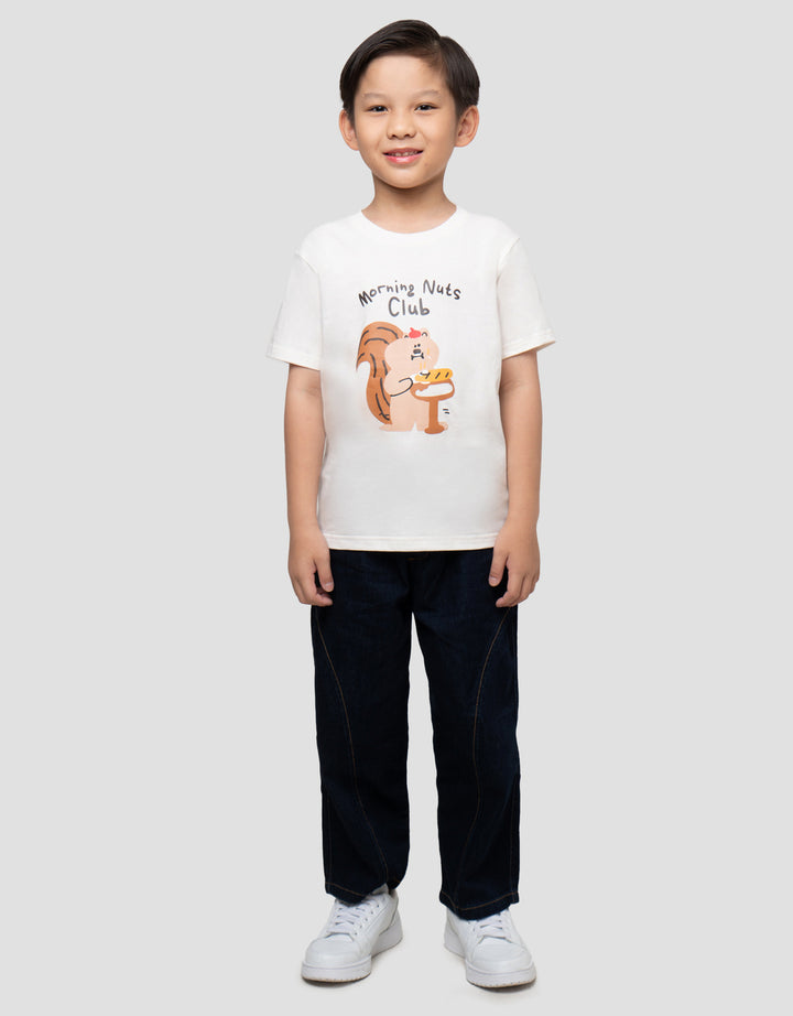 LITTLE M MORNING NUTS CLUB KAOS ANAK LAKI-LAKI