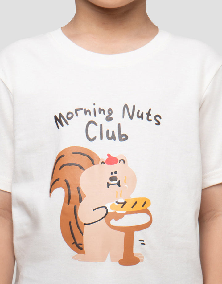 LITTLE M MORNING NUTS CLUB KAOS ANAK LAKI-LAKI